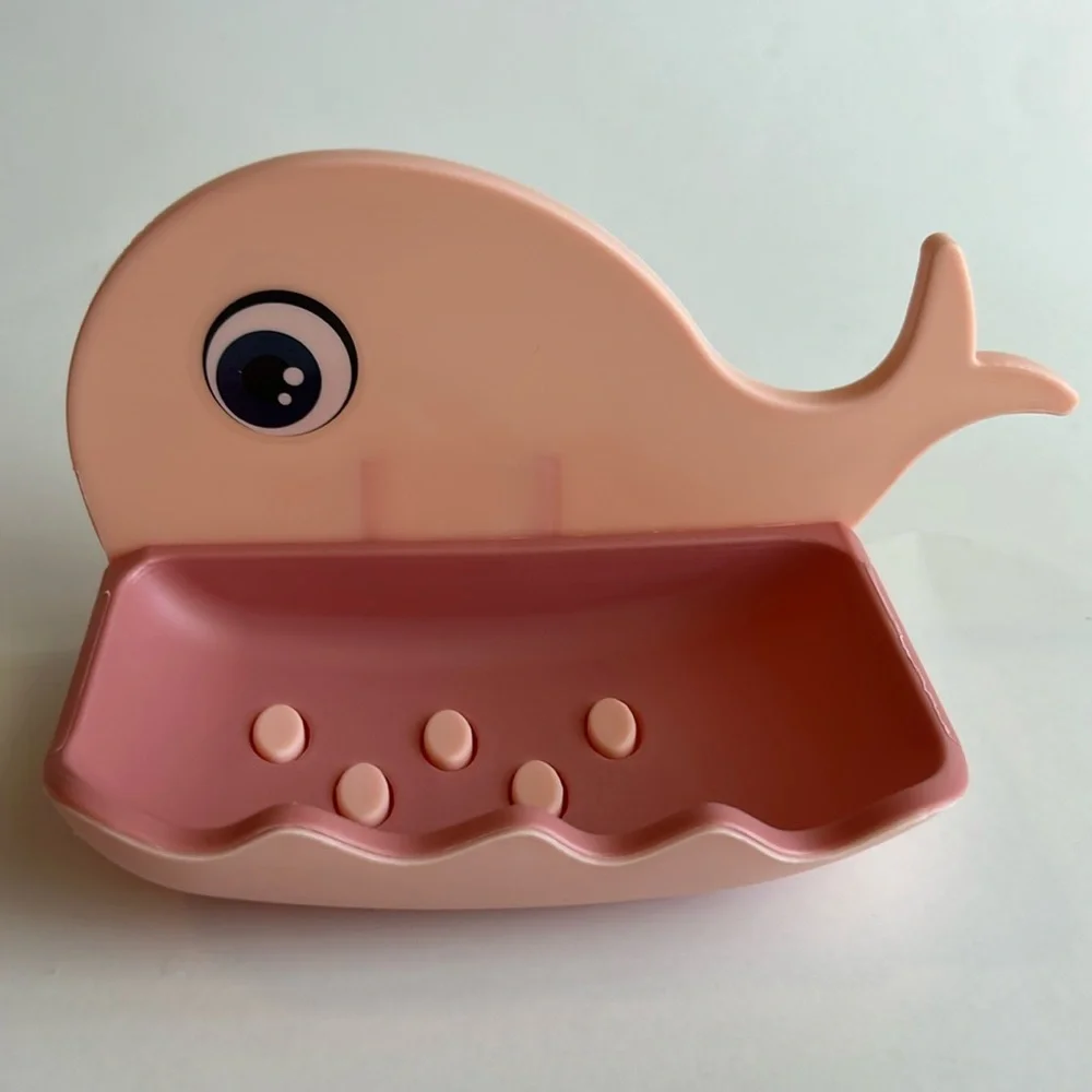 ♥️ Pink Salty Whale 🐳 Soap Dish
